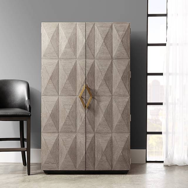 Chinaberry Gray Bar Cabinet - Thumbnail - Image 2