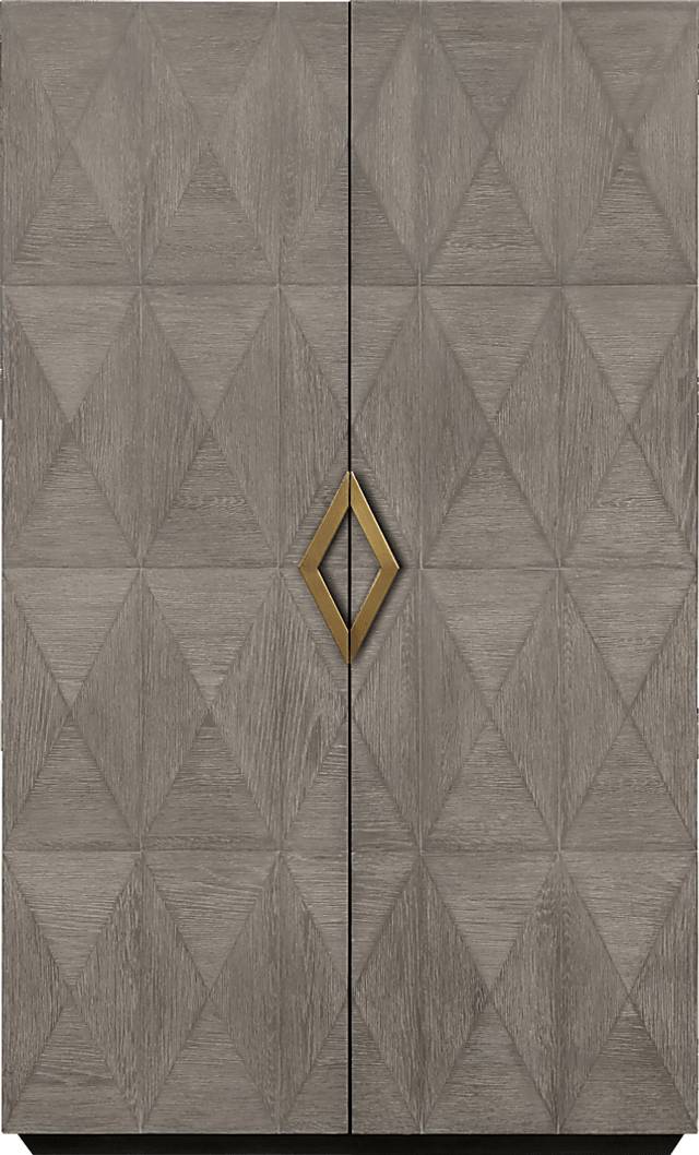 Chinaberry Gray Bar Cabinet - Thumbnail - Image 3