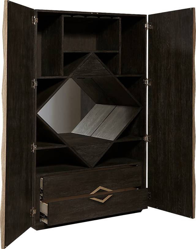 Chinaberry Gray Bar Cabinet - Thumbnail - Image 4