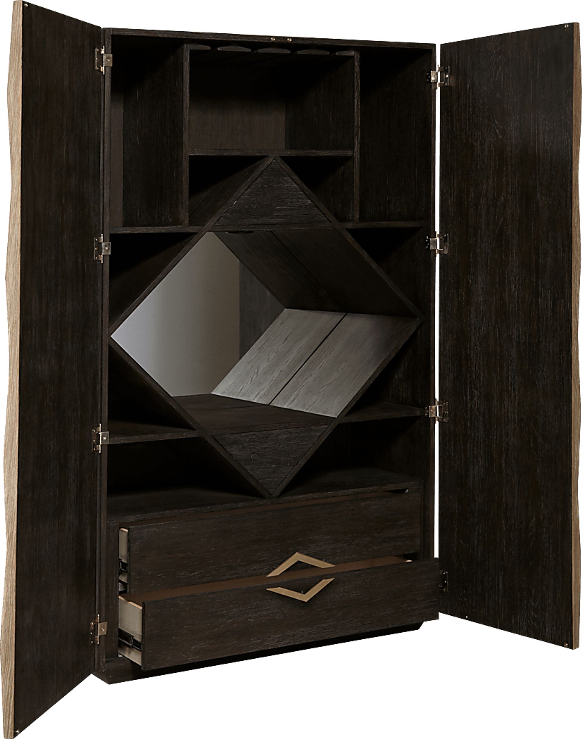 Chinaberry Gray Bar Cabinet - Image 4