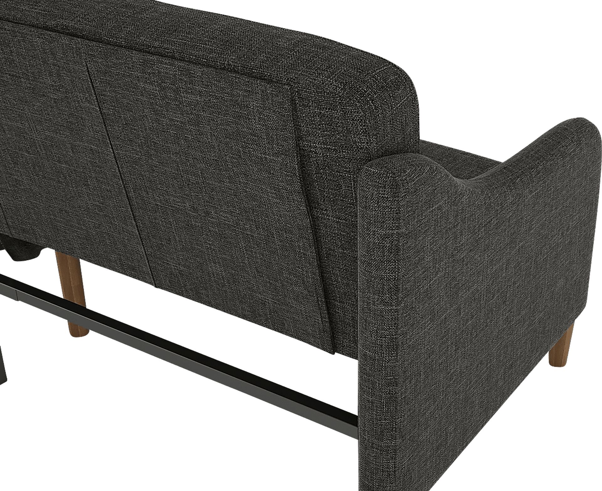 Chinauld II Gray Futon - Image 11