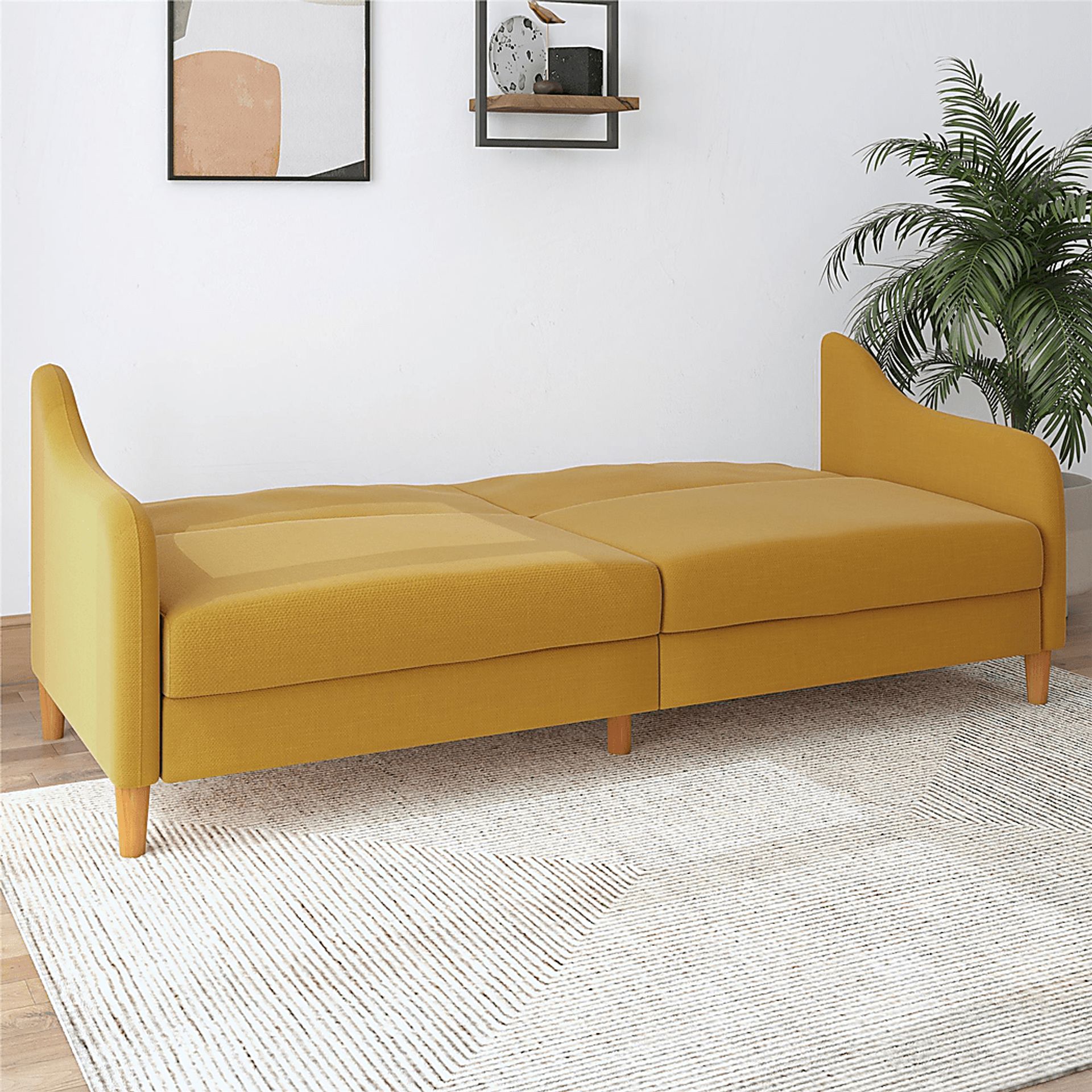 Chinauld II Mustard Futon - Image 2