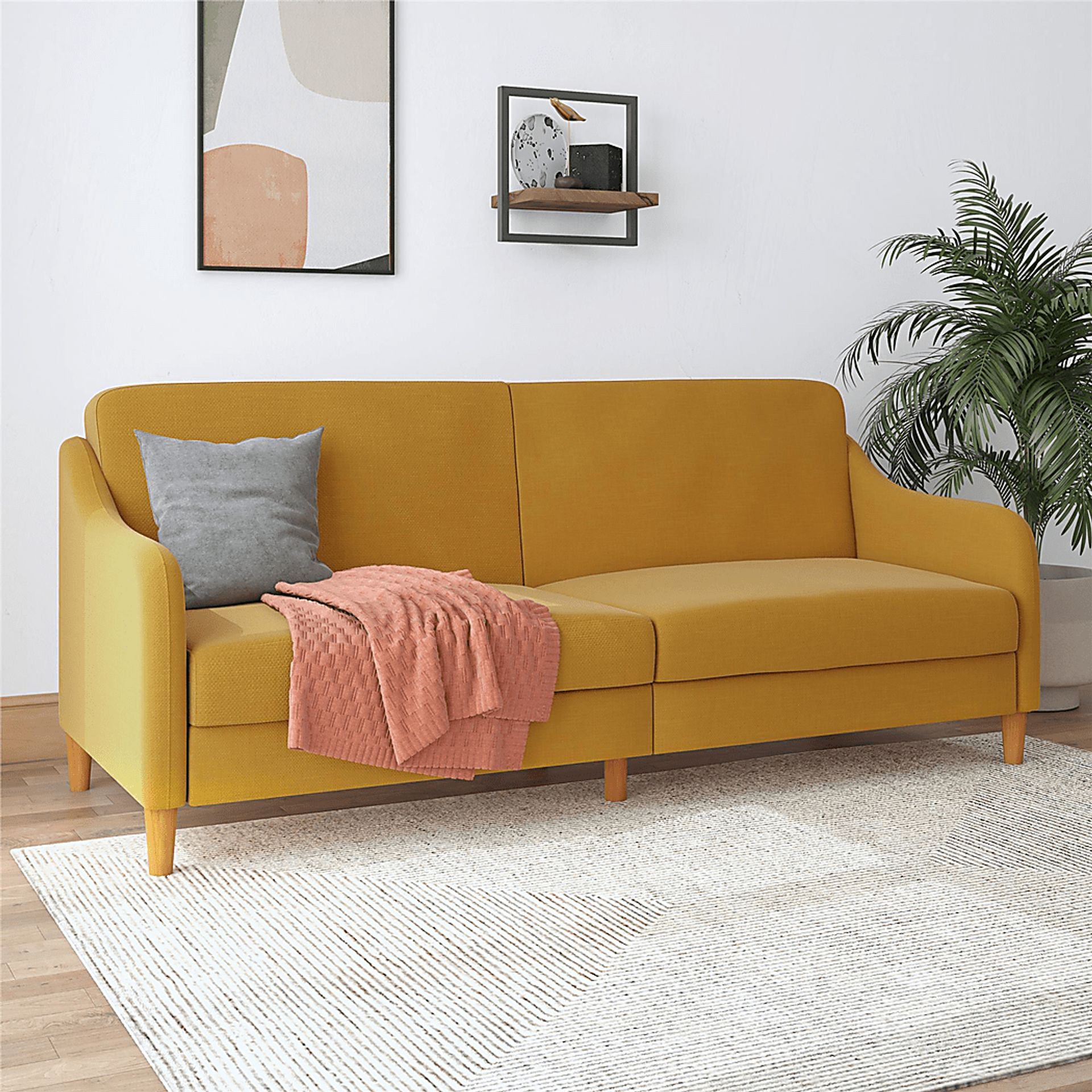 Chinauld II Mustard Futon - Image 3