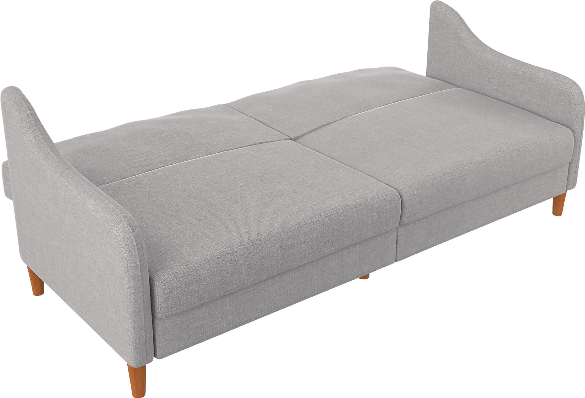 Chinauld II Light Gray Futon - Image 3
