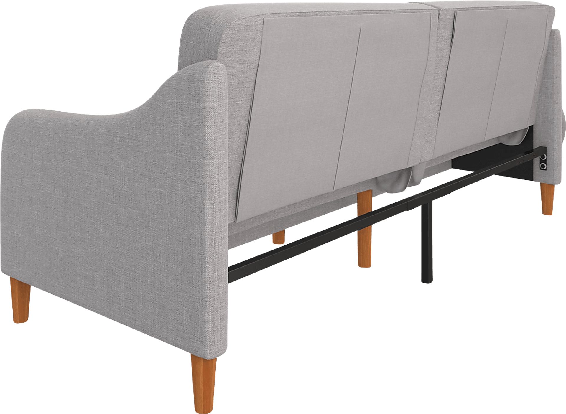 Chinauld II Light Gray Futon - Image 5