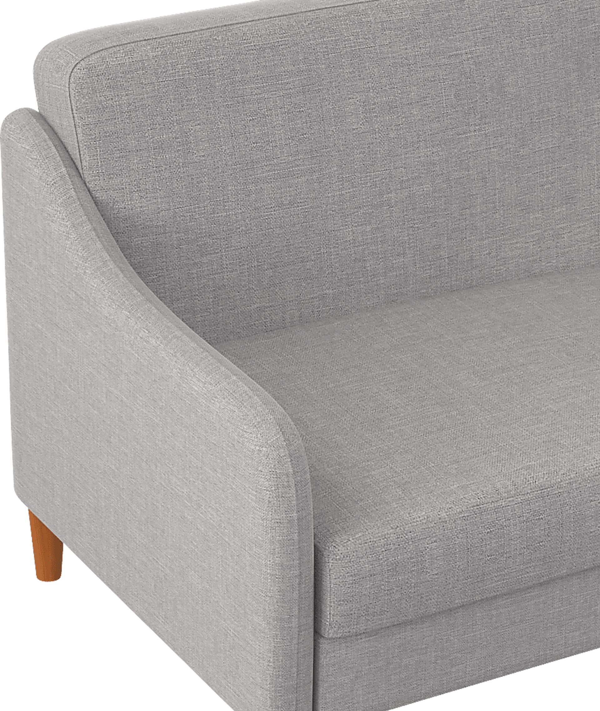Chinauld II Light Gray Futon - Image 6
