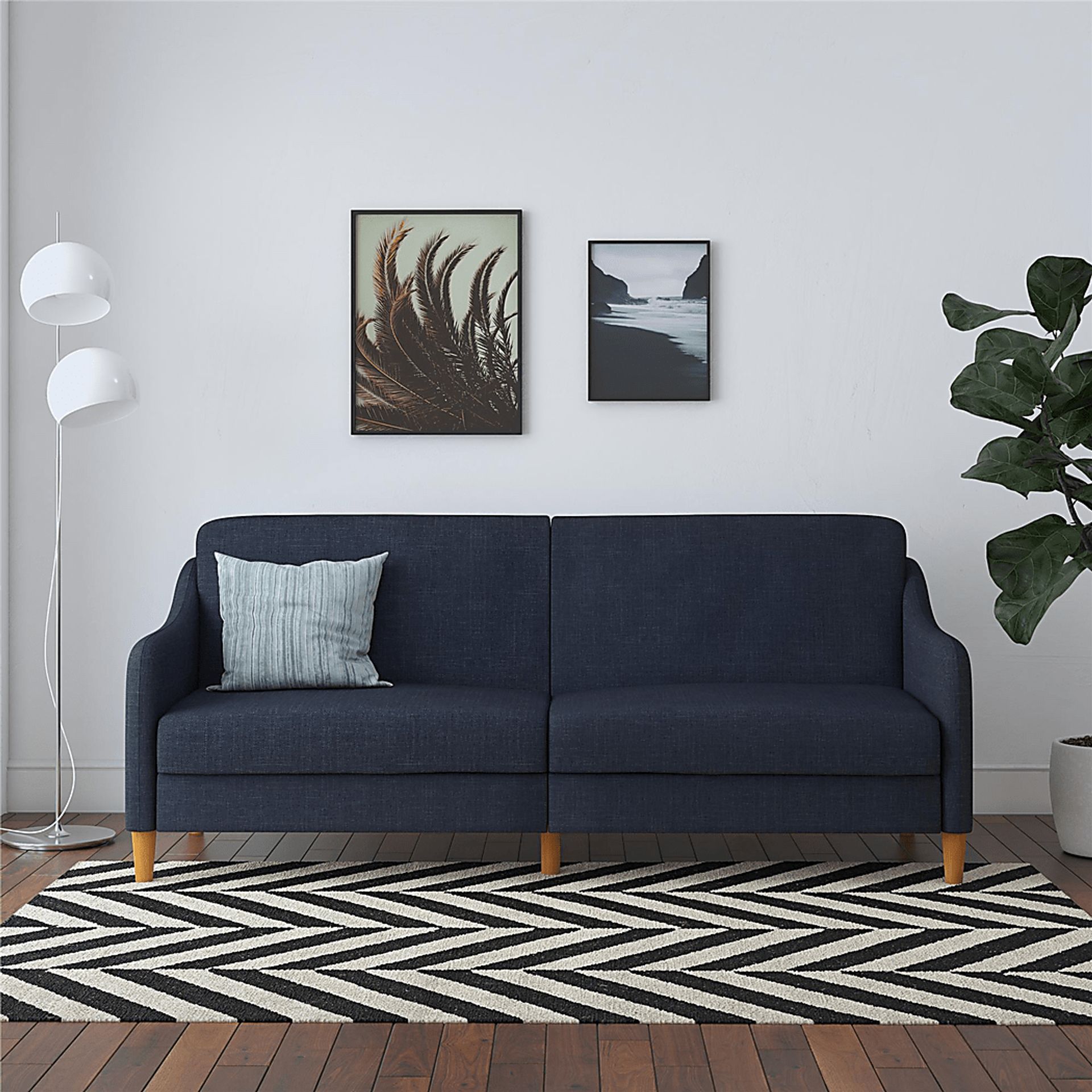 Chinauld II Navy Futon - Image 8