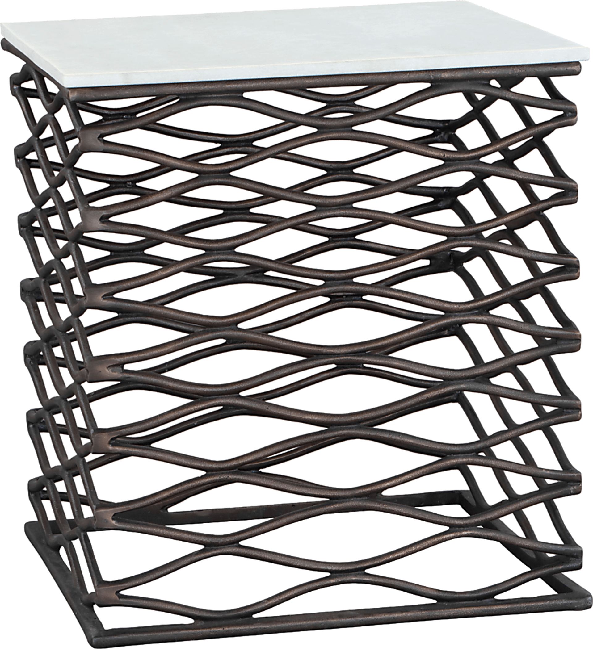 Chiniak White End Table - Image 4