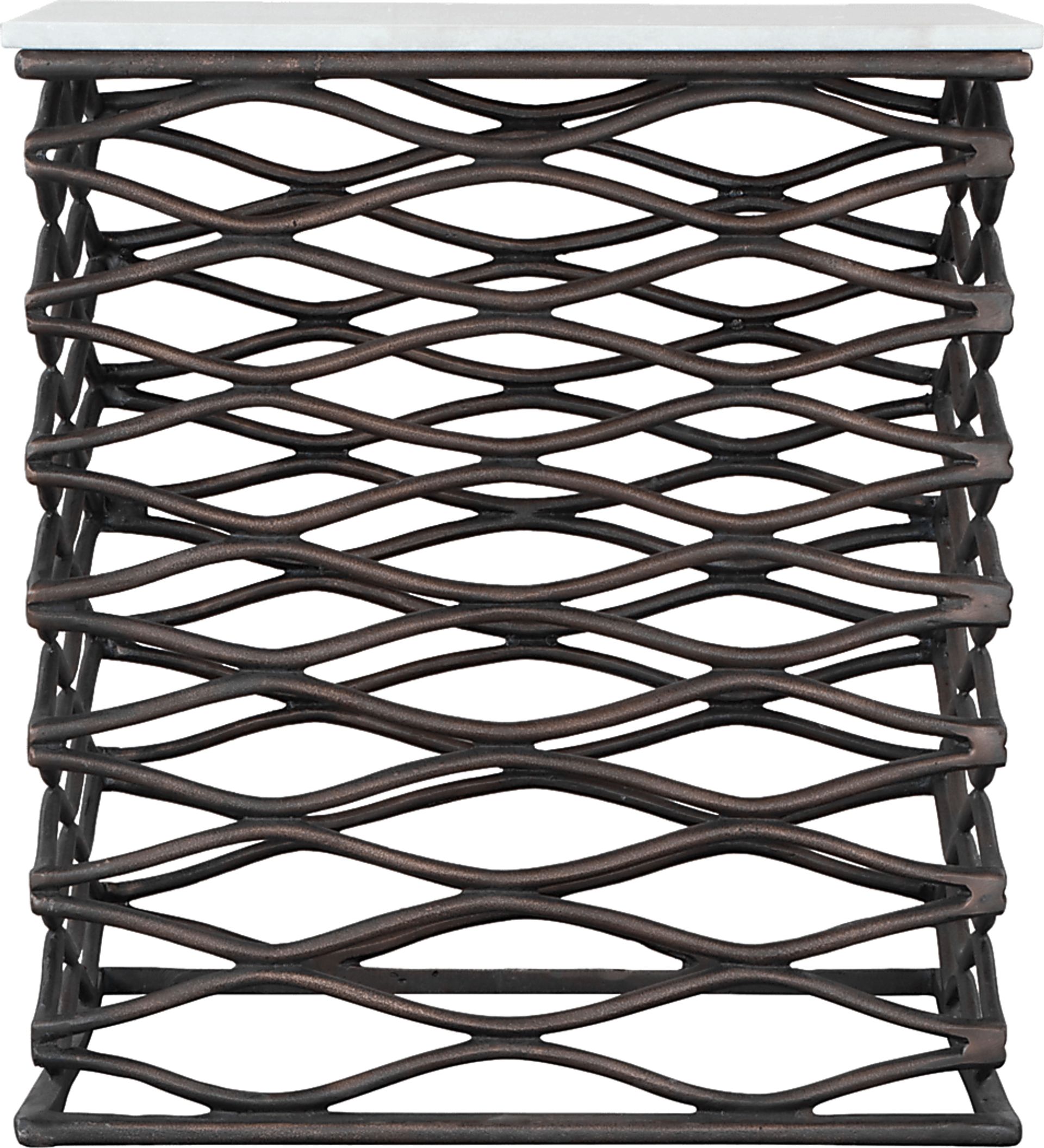 Chiniak White End Table - Image 5