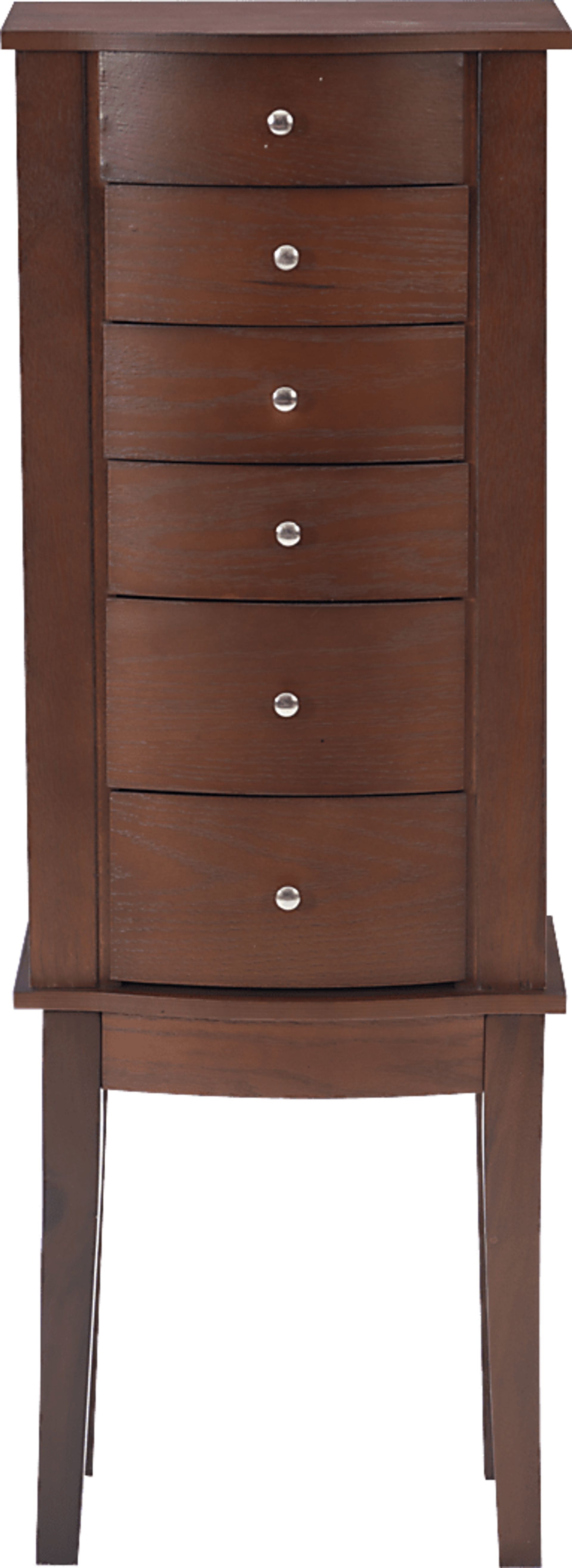 Chipco Brown Jewelry Armoire - Image 4
