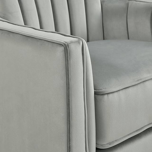 Chippenham Gray Accent Swivel Chair - Thumbnail - Image 4