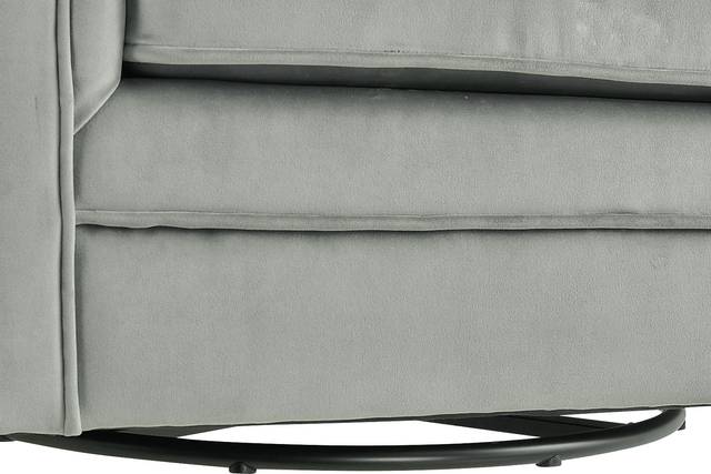 Chippenham Gray Accent Swivel Chair - Thumbnail - Image 5