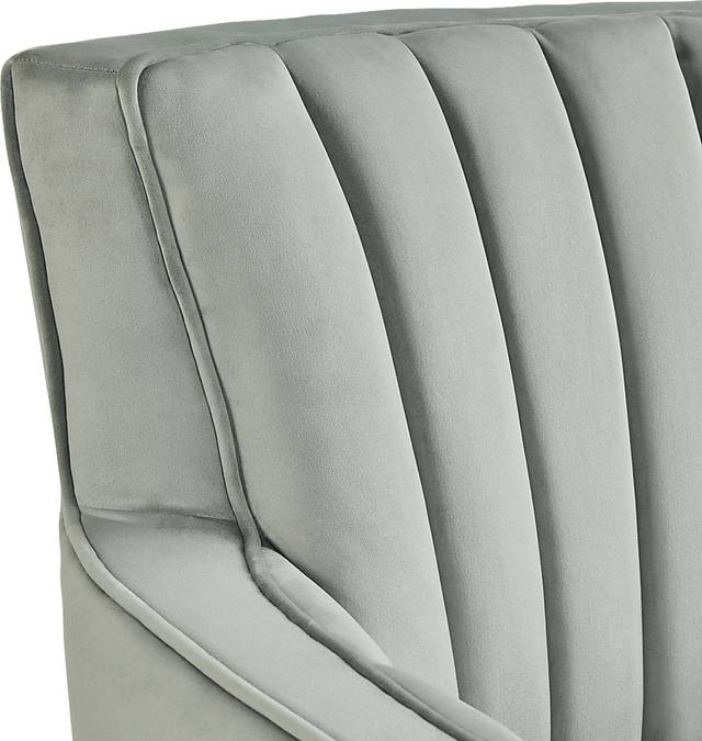 Chippenham Gray Accent Swivel Chair - Thumbnail - Image 7