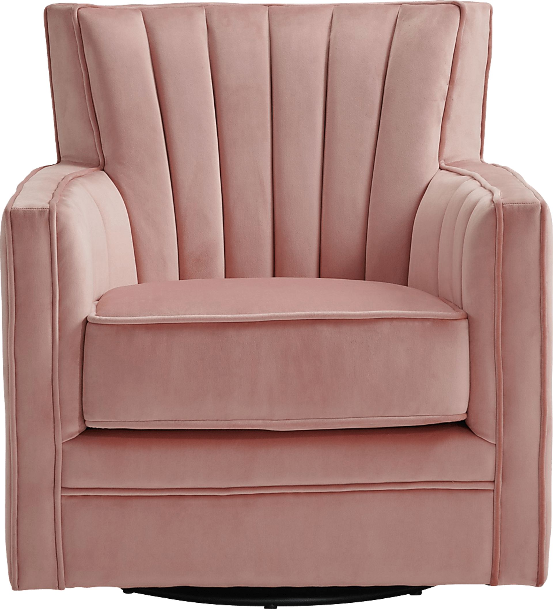 Chippenham Pink Accent Swivel Chair - Image 2