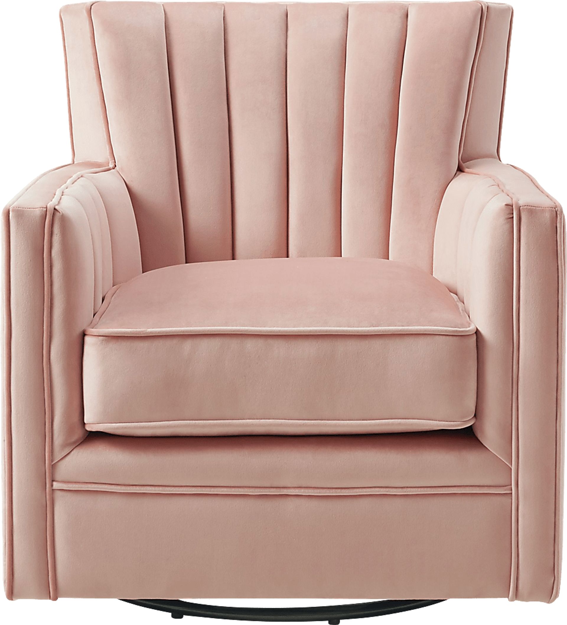 Chippenham Pink Accent Swivel Chair - Image 5