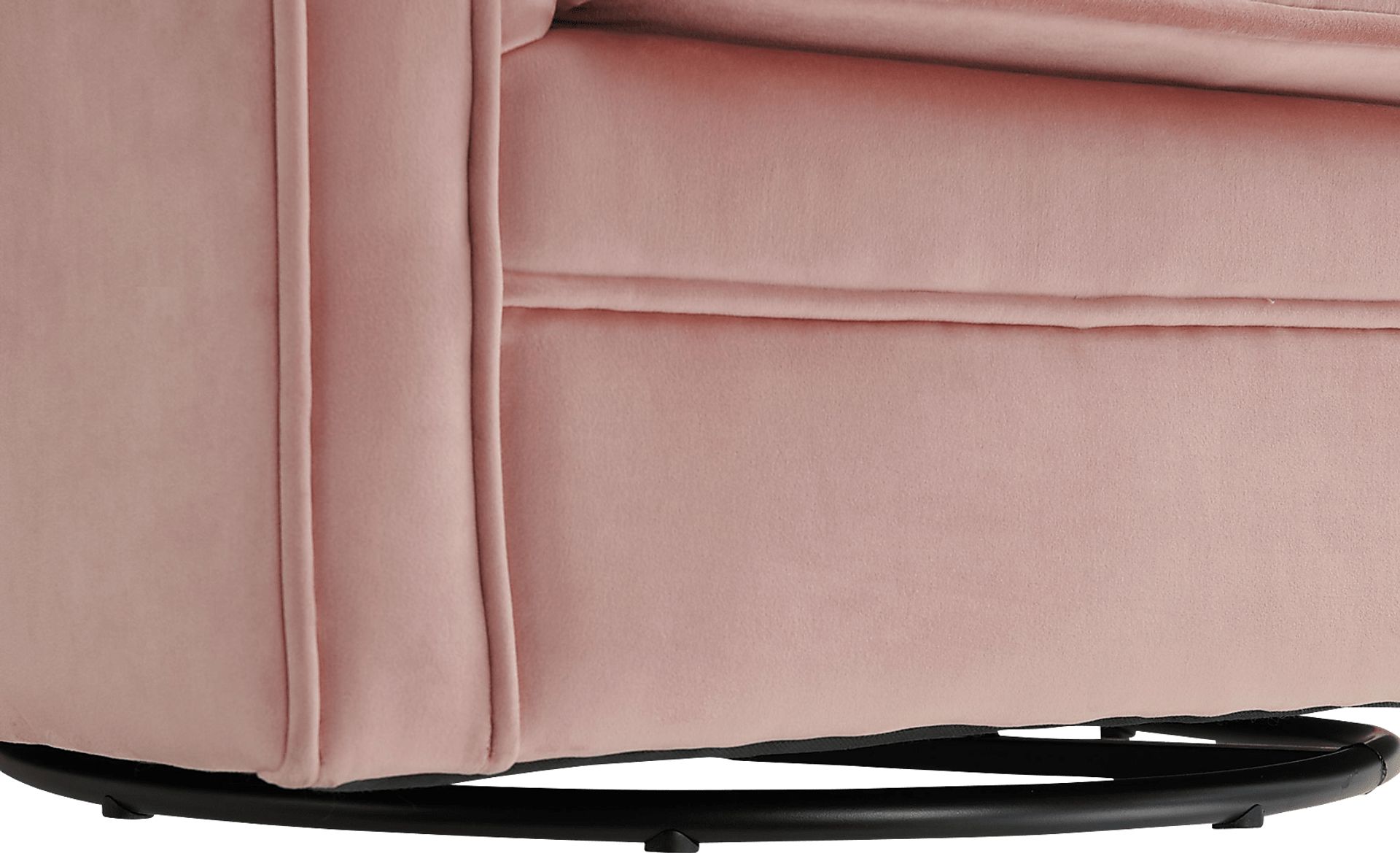 Chippenham Pink Accent Swivel Chair - Image 7