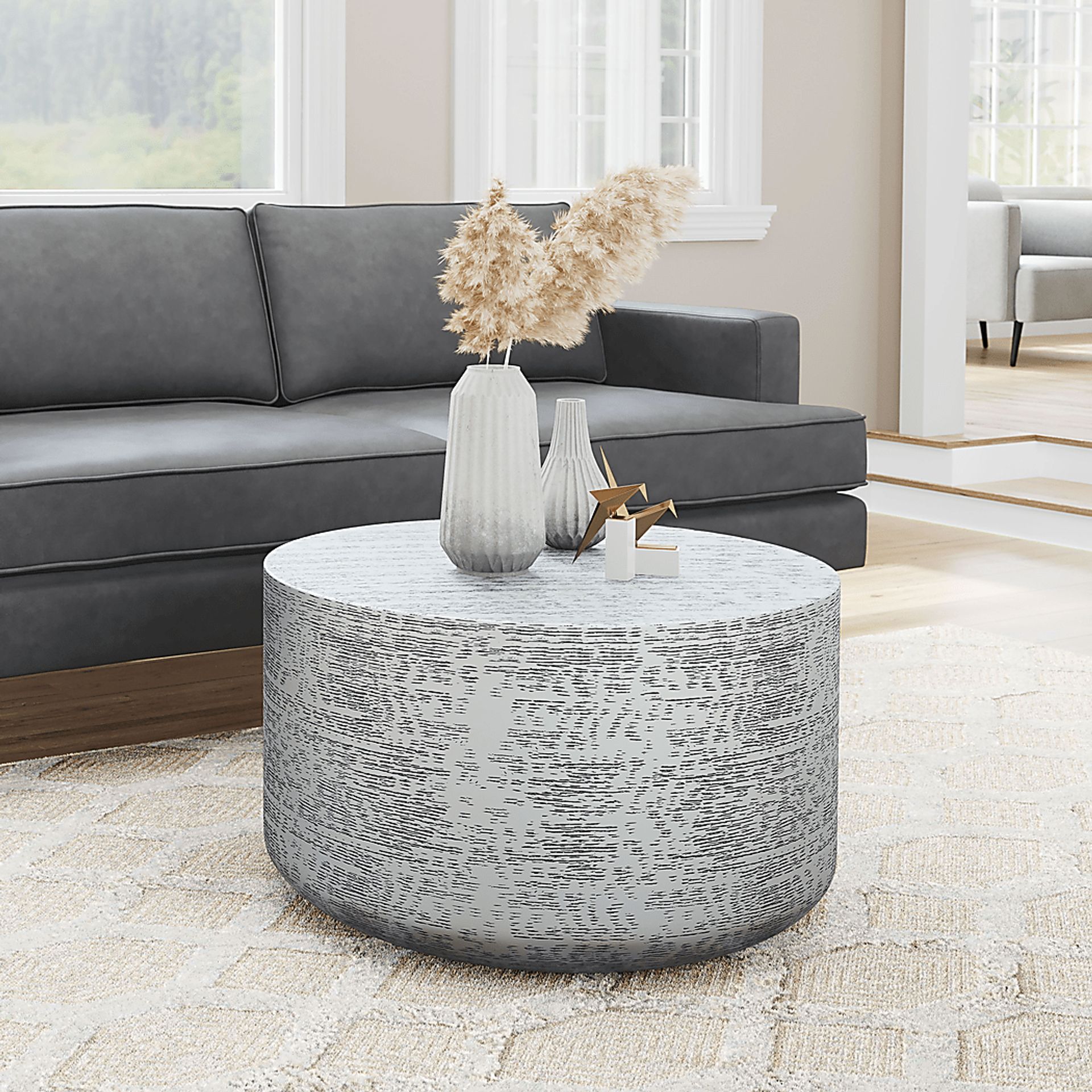 Chirikof Silver Cocktail Table - Image 2