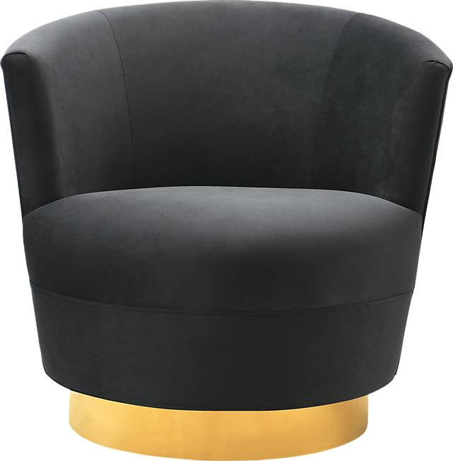 Chisholm Black Swivel Chair - Thumbnail - Image 2