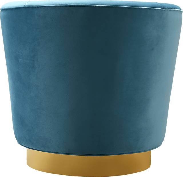 Chisholm Blue Swivel Chair - Thumbnail - Image 3