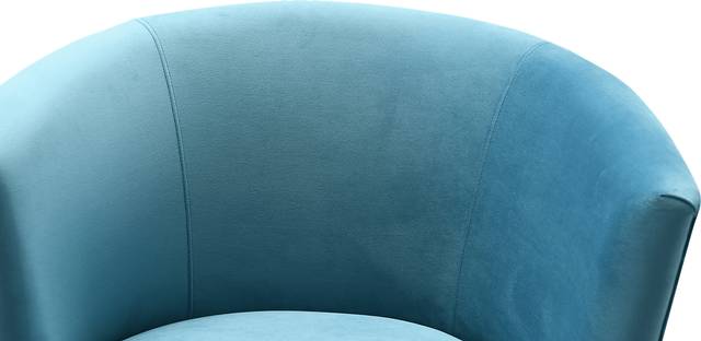 Chisholm Blue Swivel Chair - Thumbnail - Image 4