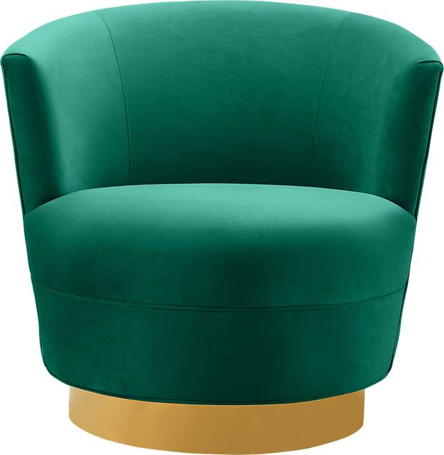 Chisholm Green Swivel Chair - Thumbnail - Image 2