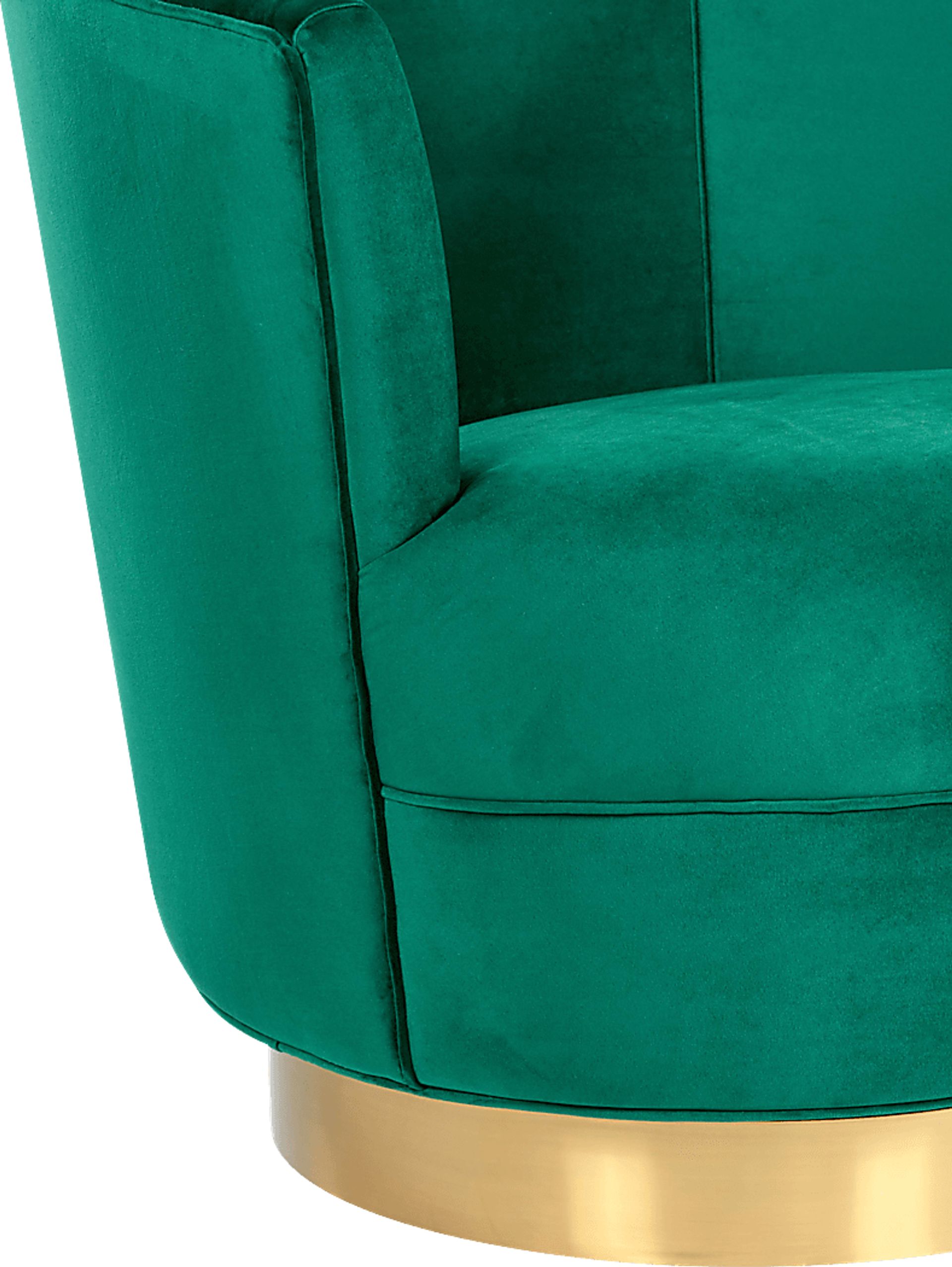 Chisholm Green Swivel Chair - Image 4