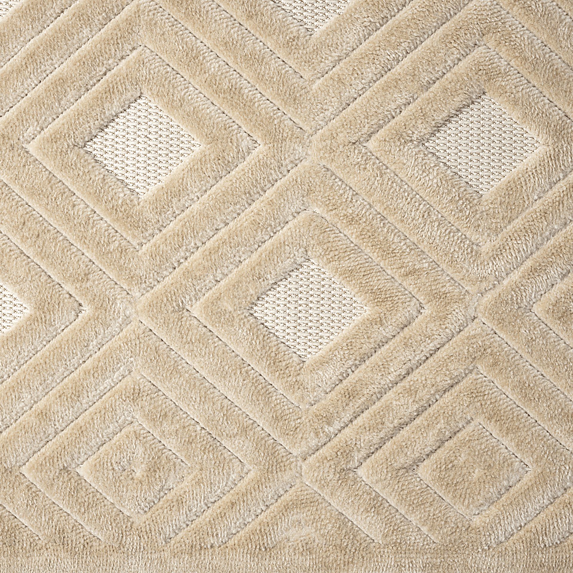 Chivons Beige 5' x 7' Indoor,Outdoor Rug - Image 9