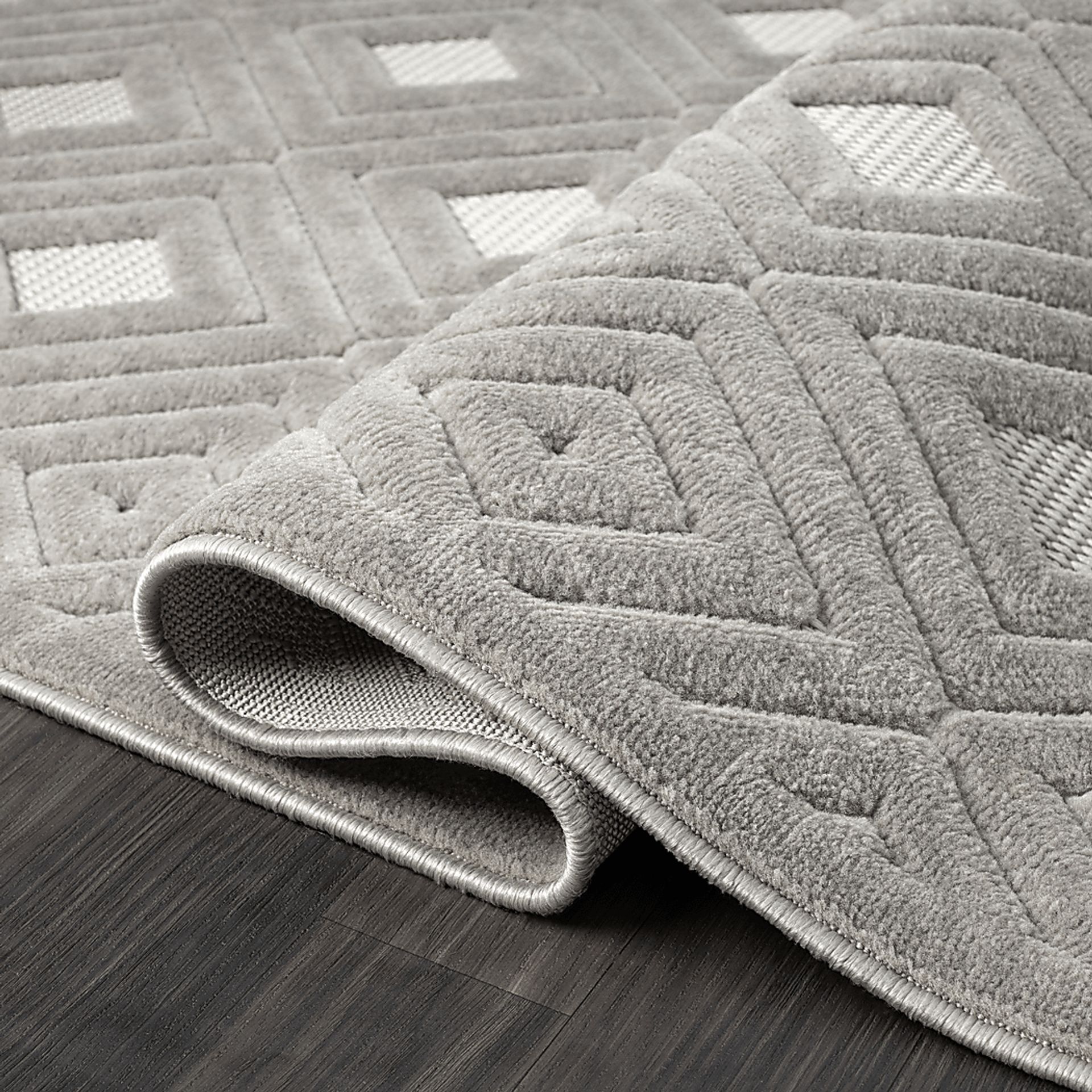 Chivons Gray 5' x 7' Indoor,Outdoor Rug - Image 6