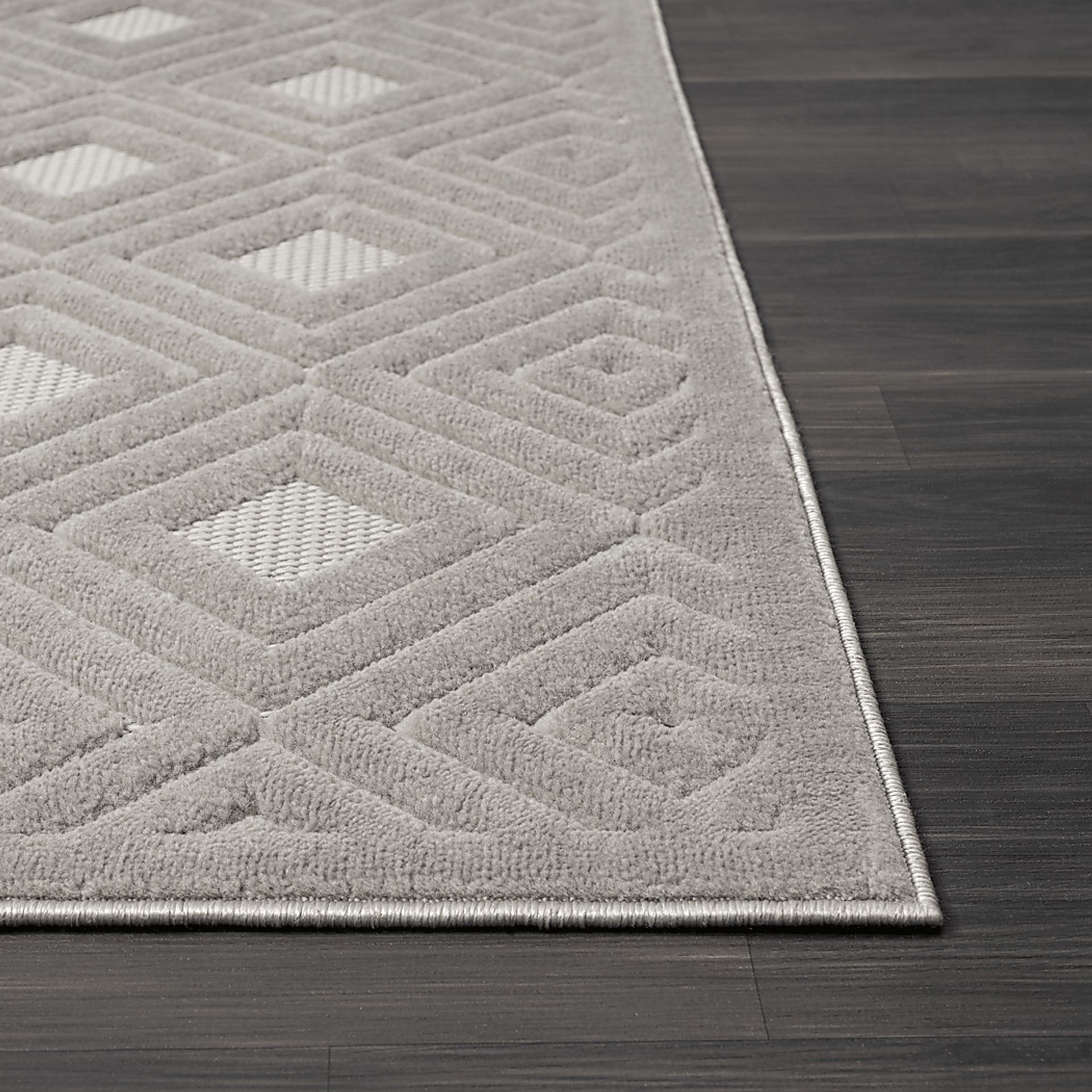 Chivons Gray 5' x 7' Indoor,Outdoor Rug - Image 7