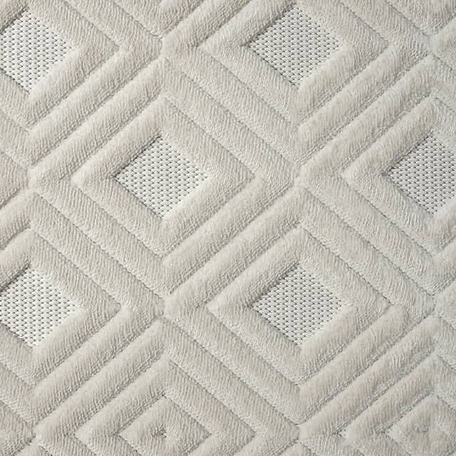 Chivons Ivory 7'10 x 9'10 Indoor,Outdoor Rug - Thumbnail - Image 9