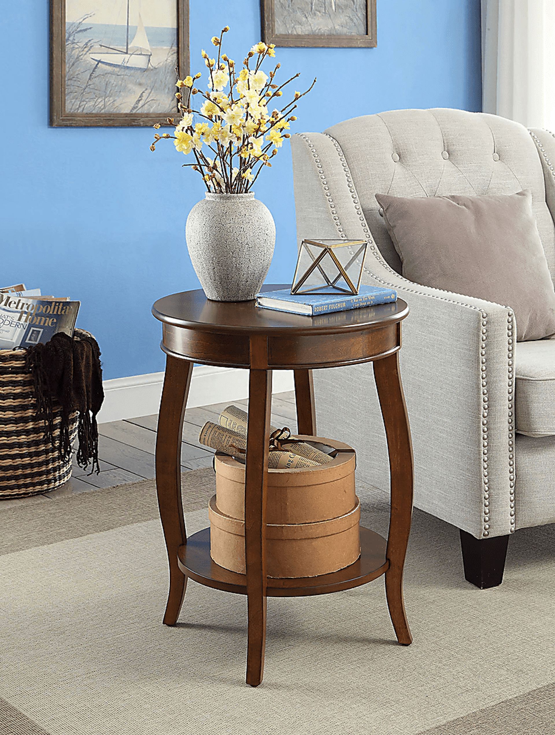 Chloris Brown Accent Table - Image 2