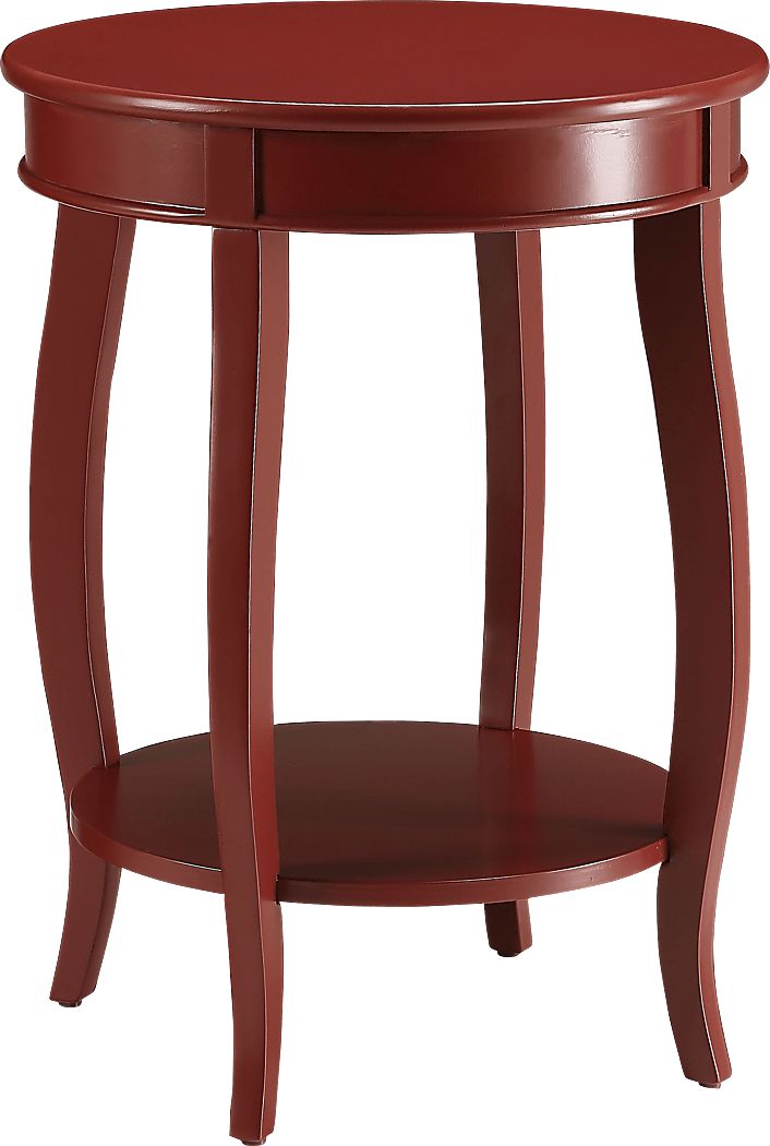 Chloris Red Accent Table