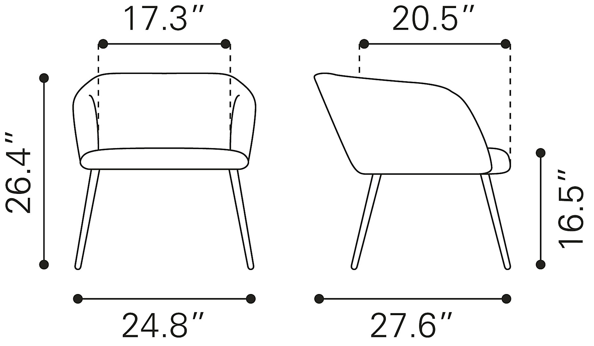 Chokecherry Yellow Accent Chair - Image 10