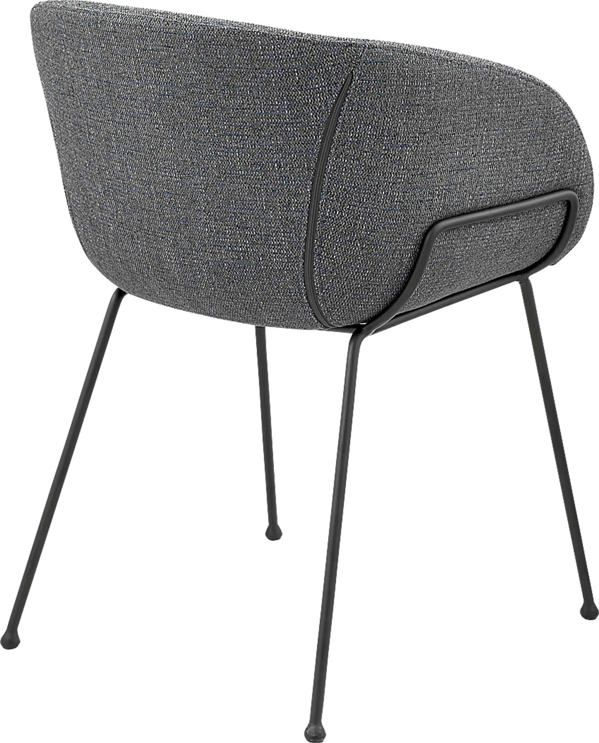 Choupique Blue Arm Chair, Set of 2 - Image 3