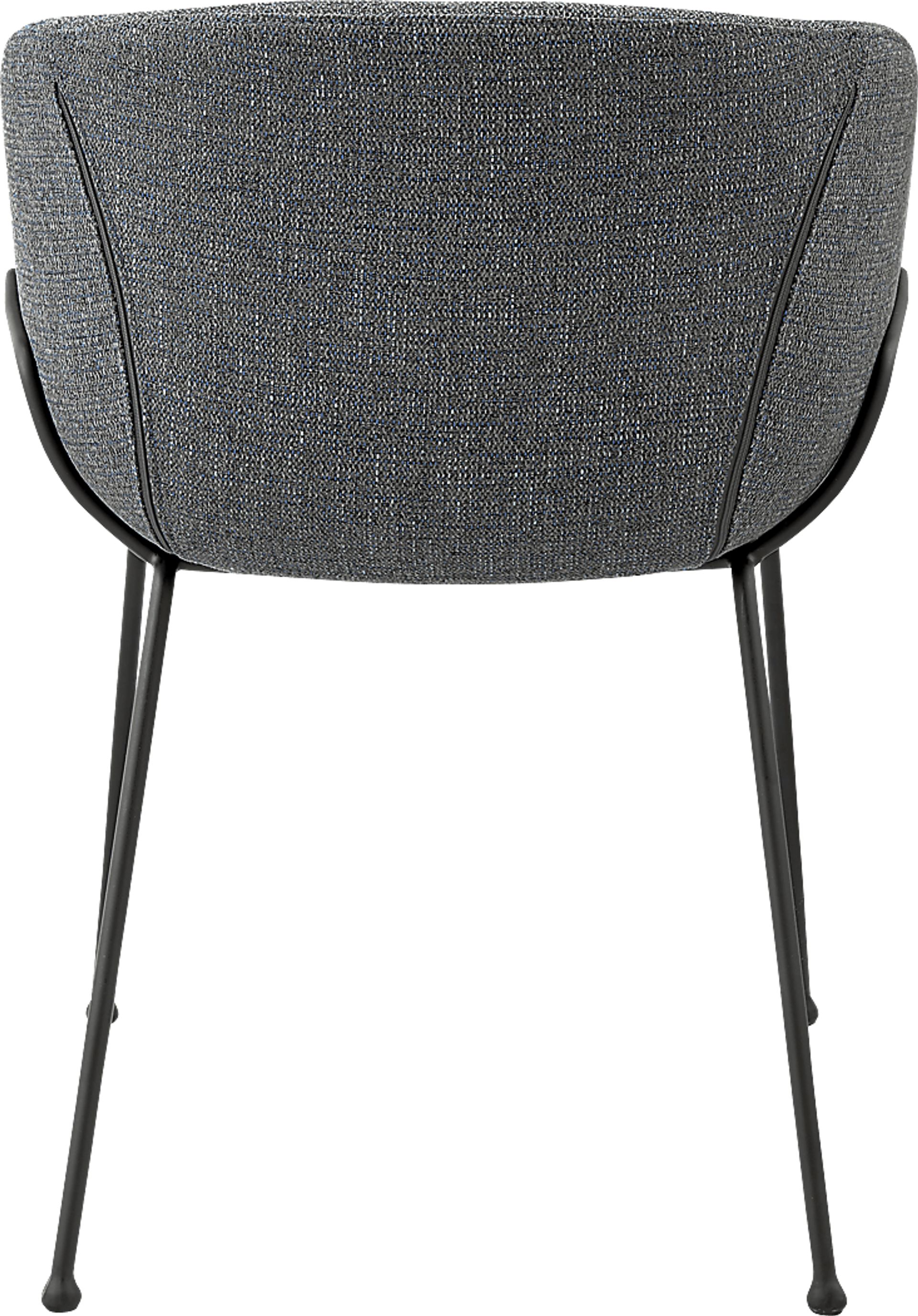 Choupique Blue Arm Chair, Set of 2 - Image 4