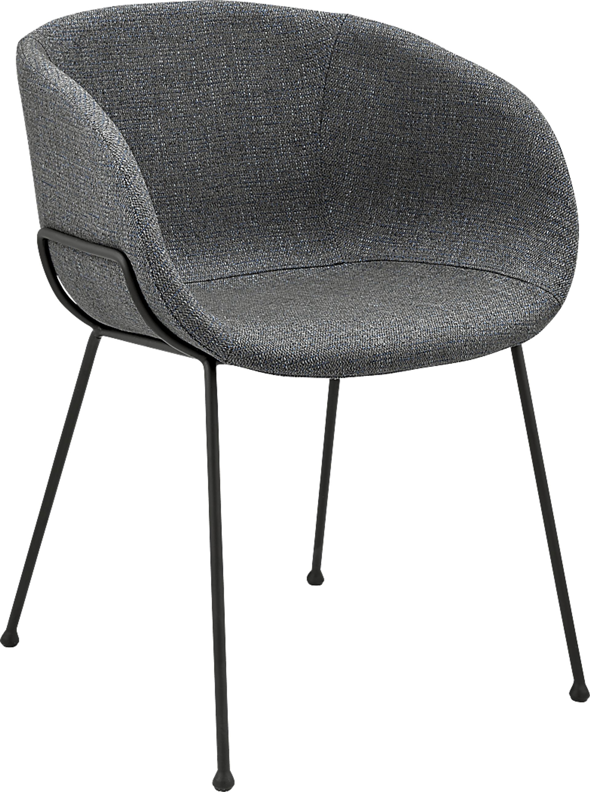 Choupique Blue Arm Chair, Set of 2 - Image 5