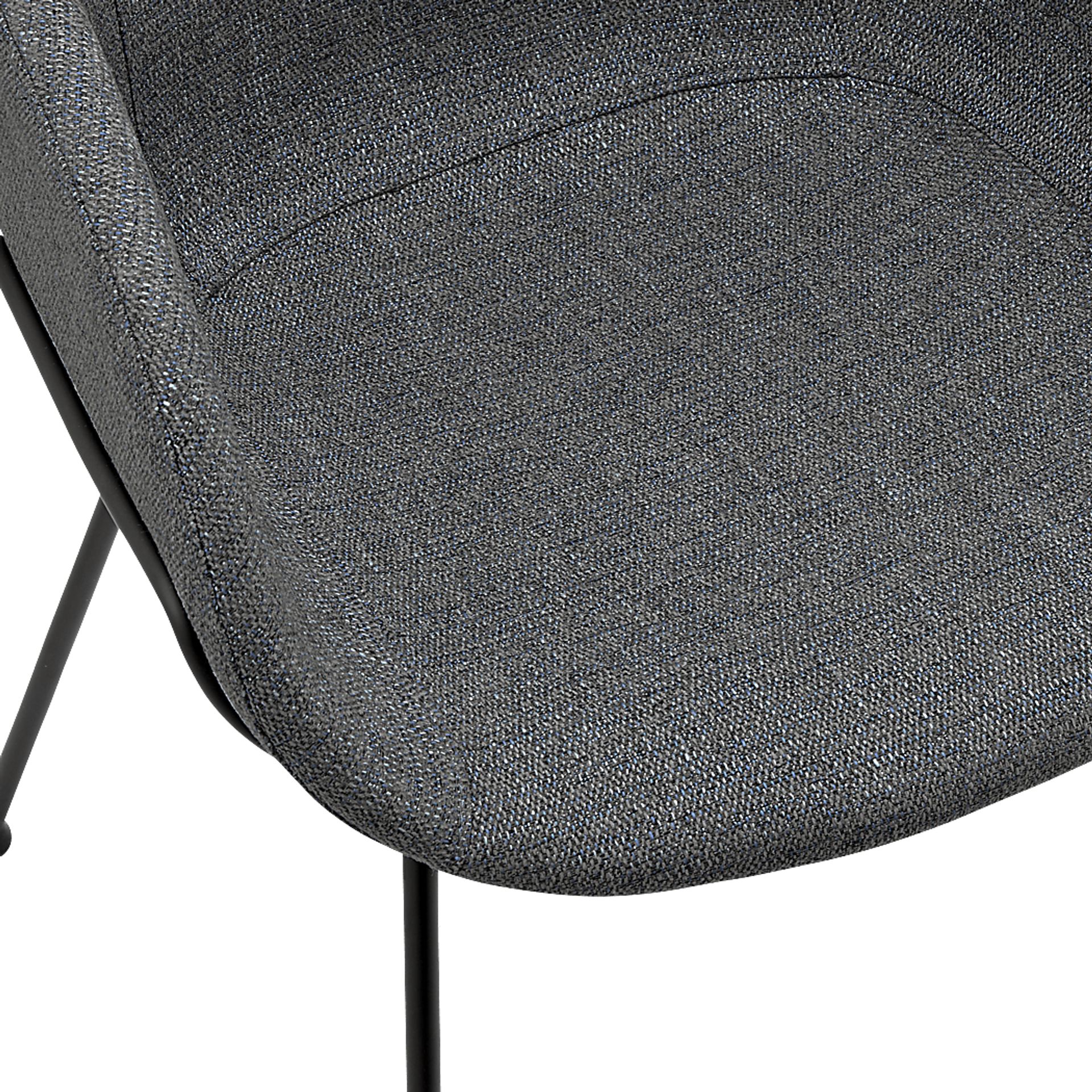 Choupique Blue Arm Chair, Set of 2 - Image 7