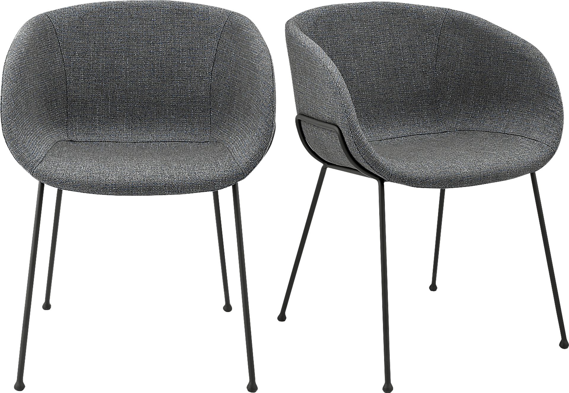 Choupique Blue Arm Chair, Set of 2 - Image 1