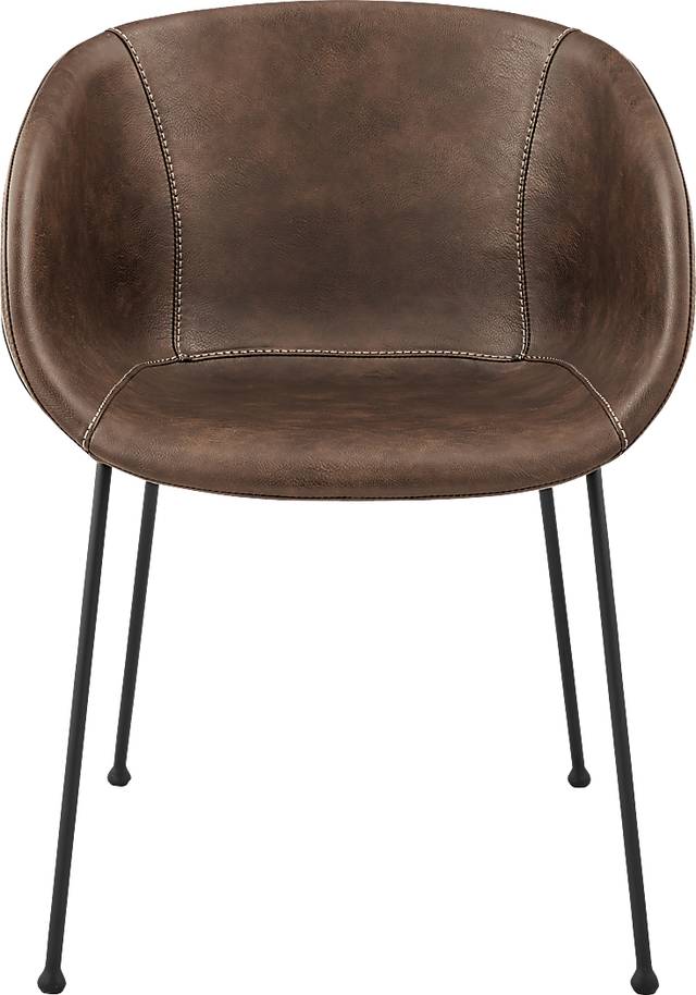 Choupique Brown Arm Chair, Set of 2 - Thumbnail - Image 4
