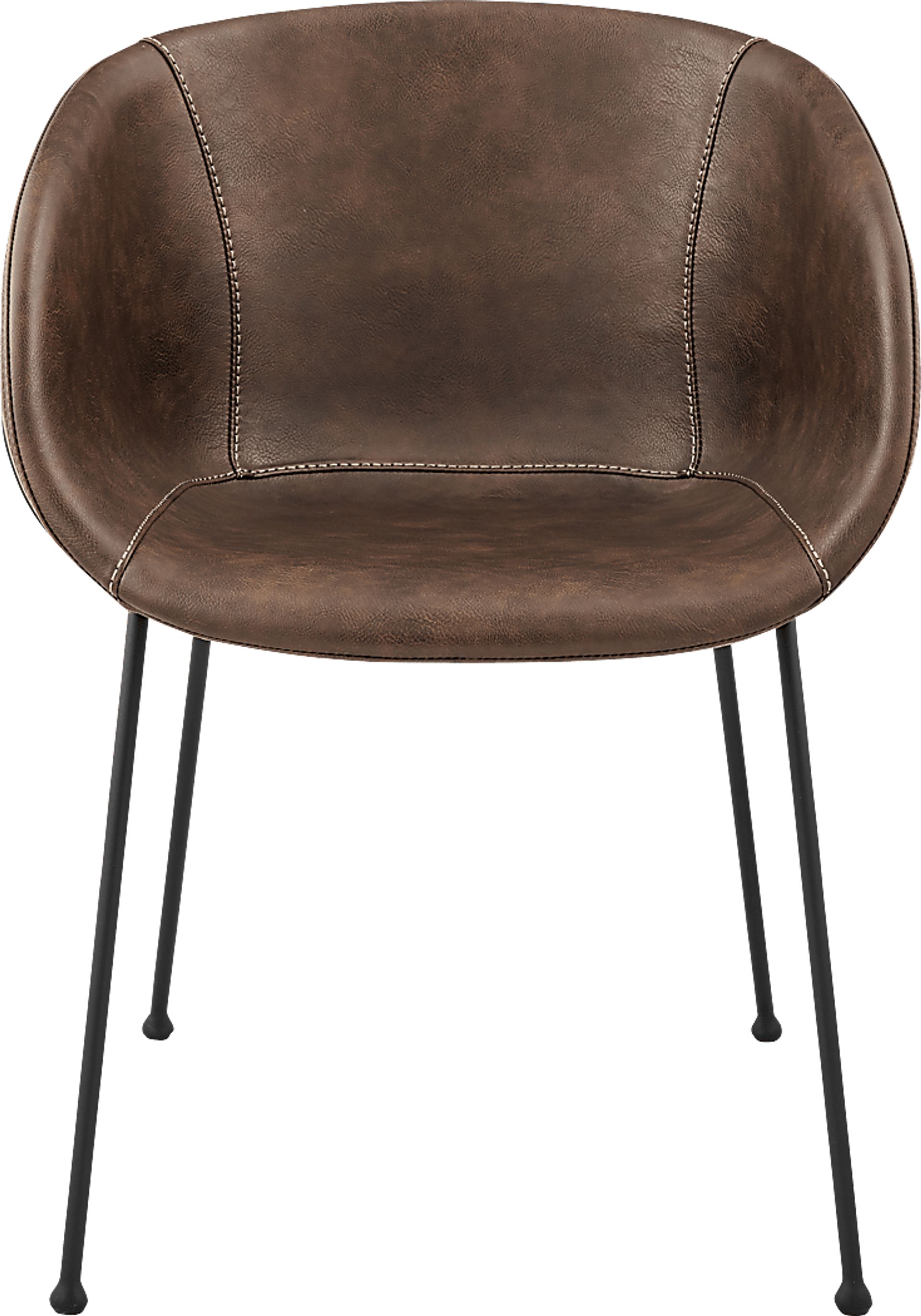 Choupique Brown Arm Chair, Set of 2 - Image 4
