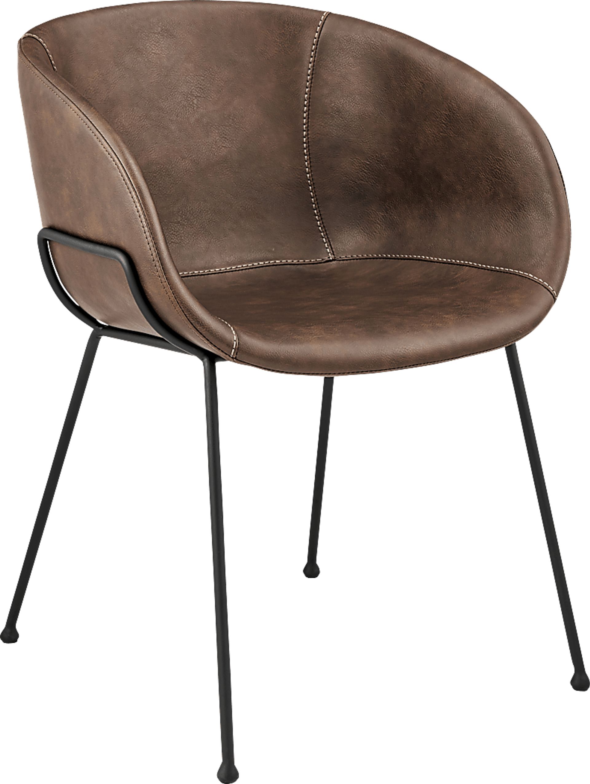 Choupique Brown Arm Chair, Set of 2 - Image 5
