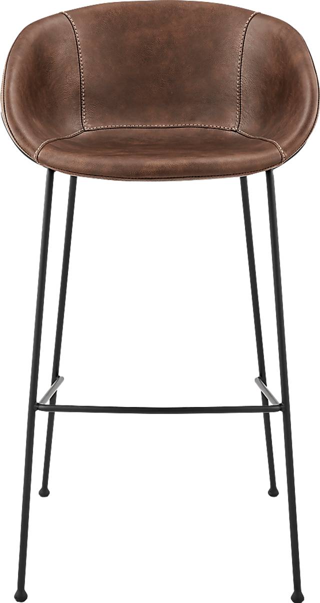 Choupique Brown Barstool, Set of 2 - Thumbnail - Image 3