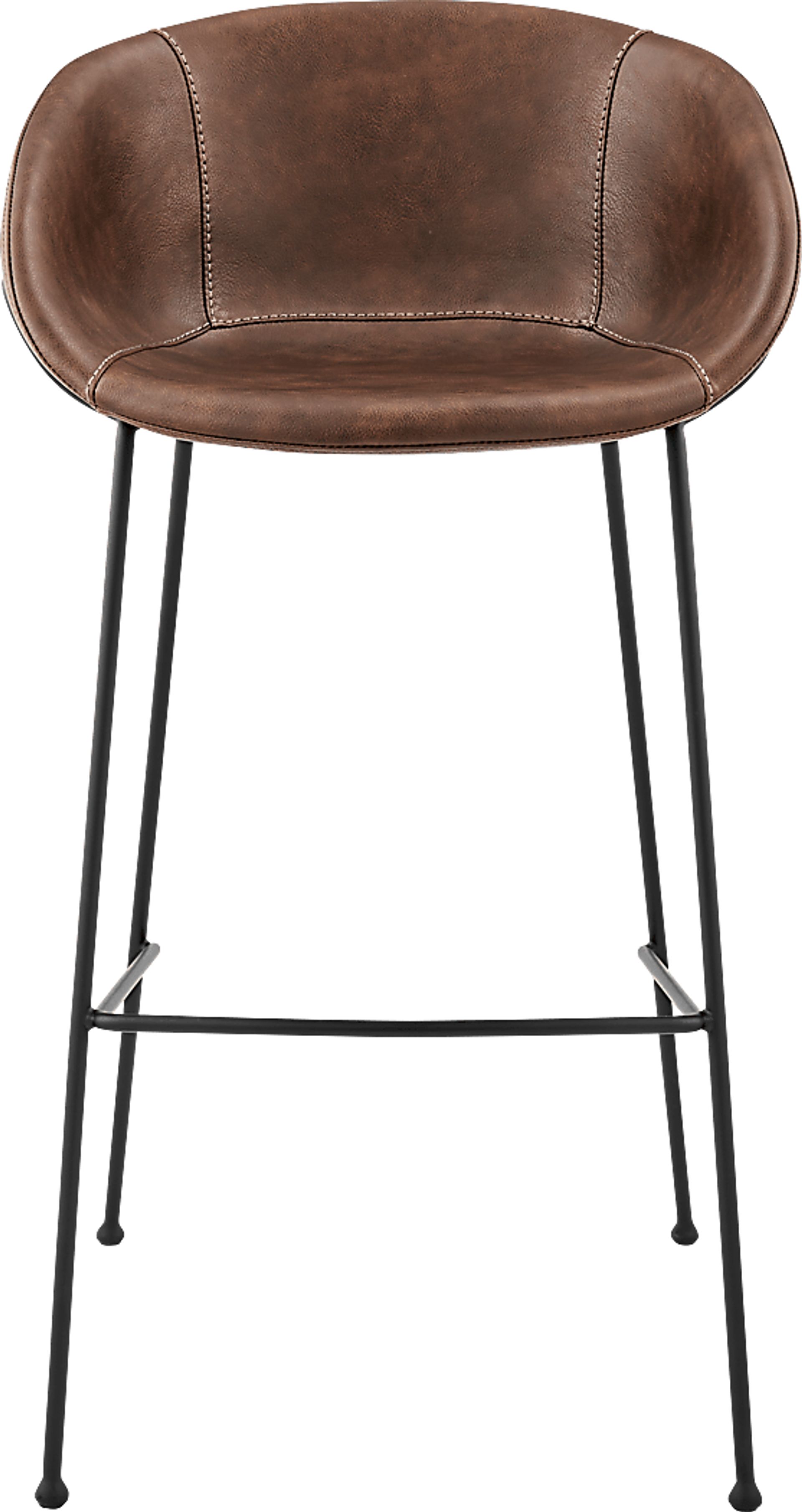 Choupique Brown Barstool, Set of 2 - Image 3