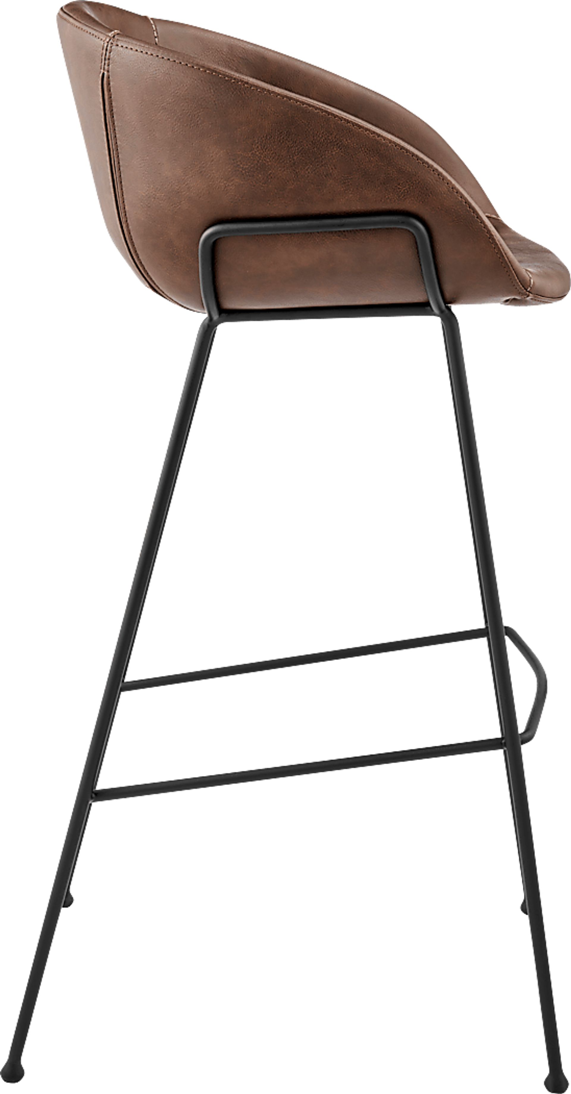 Choupique Brown Barstool, Set of 2 - Image 5
