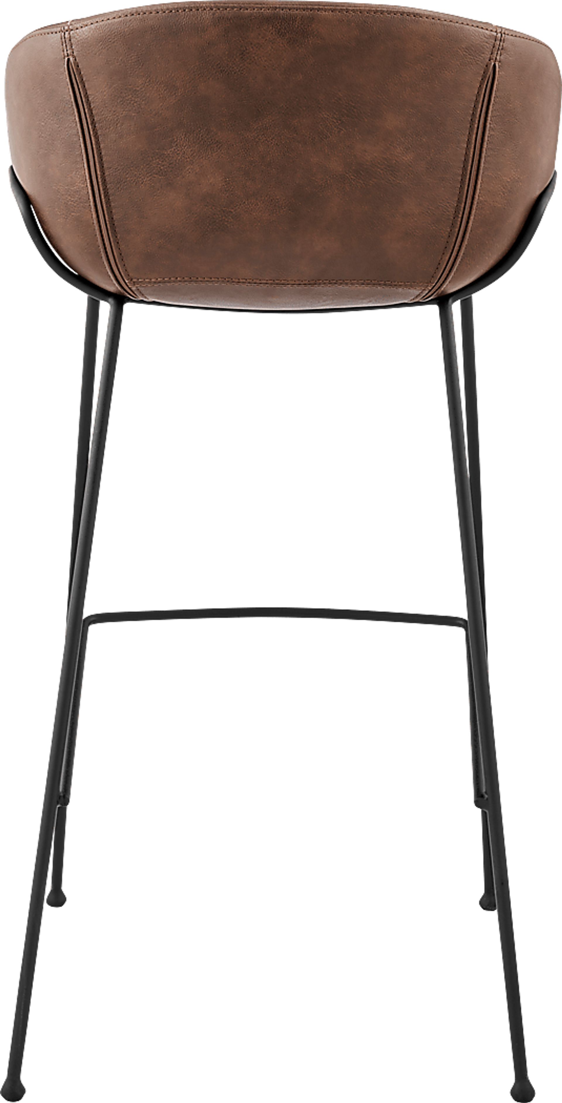 Choupique Brown Barstool, Set of 2 - Image 7
