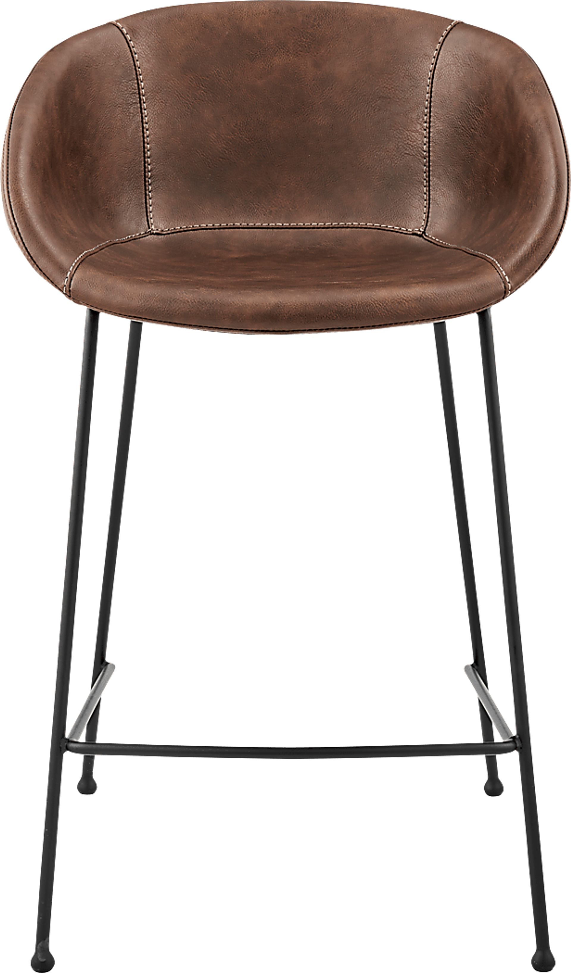 Choupique Brown Counter Stool, Set of 2 - Image 2
