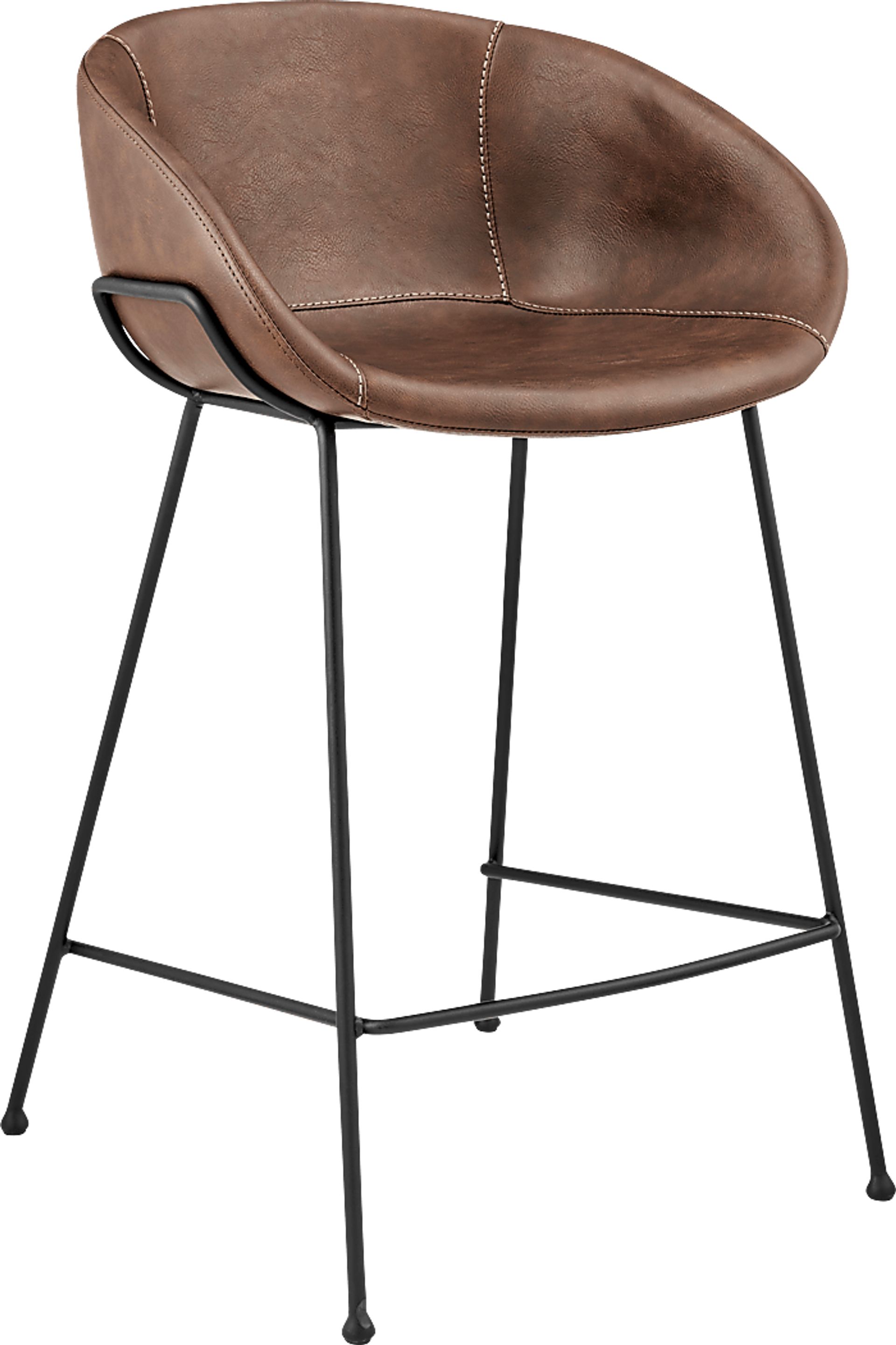Choupique Brown Counter Stool, Set of 2 - Image 3
