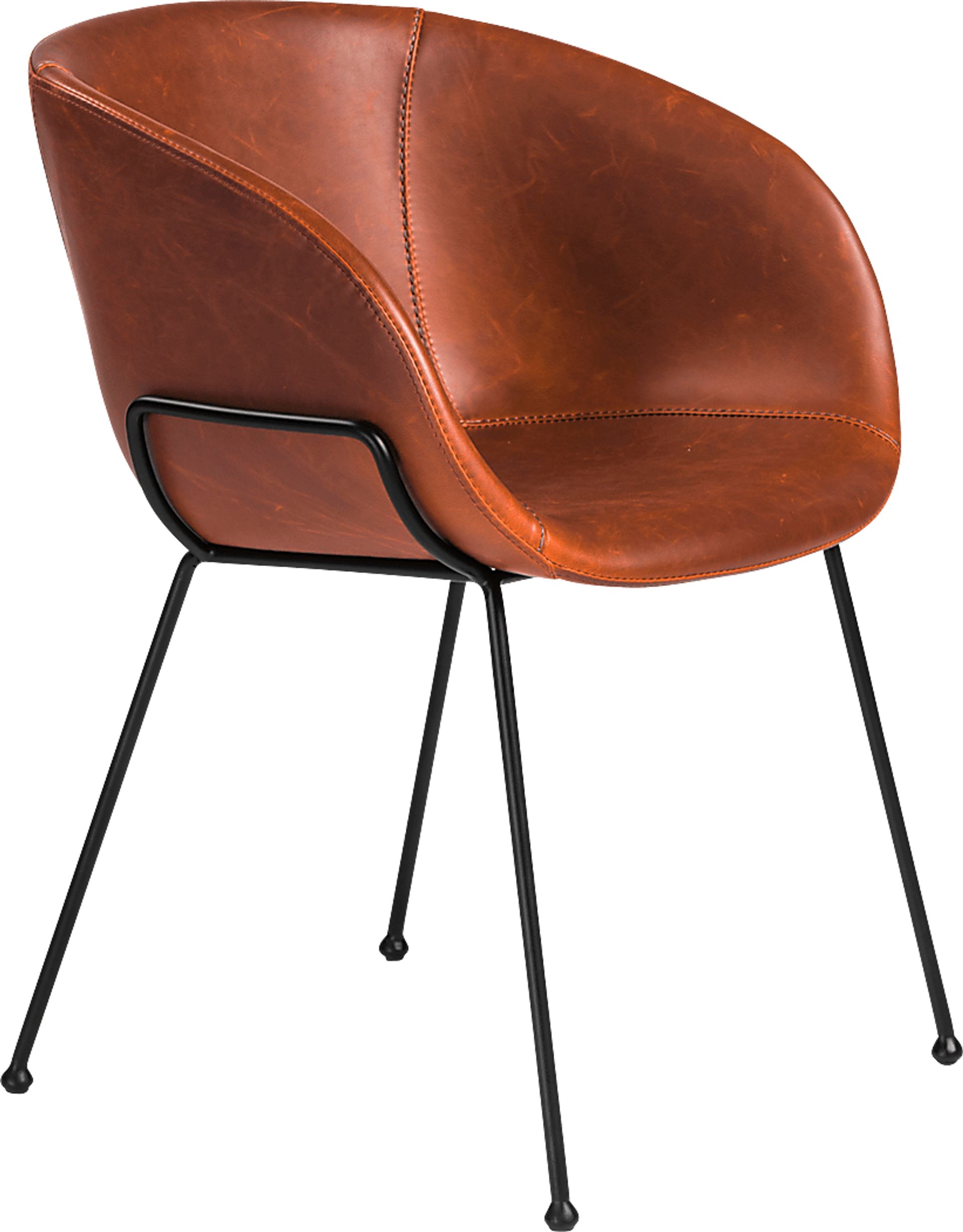 Choupique Dark Brown Arm Chair, Set of 2 - Image 3