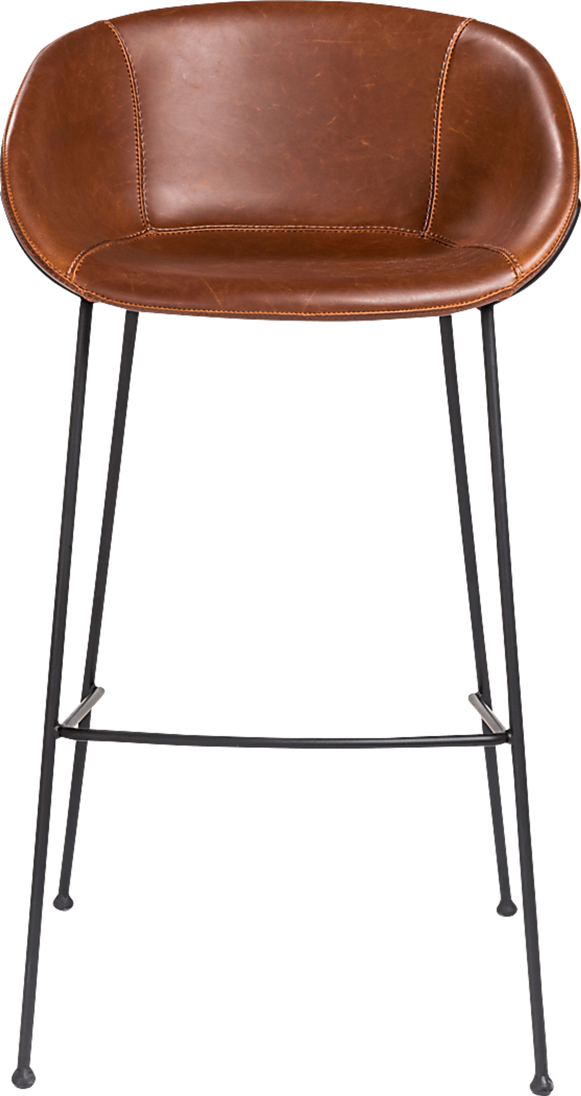 Choupique Dark Brown Barstool, Set of 2 - Image 3