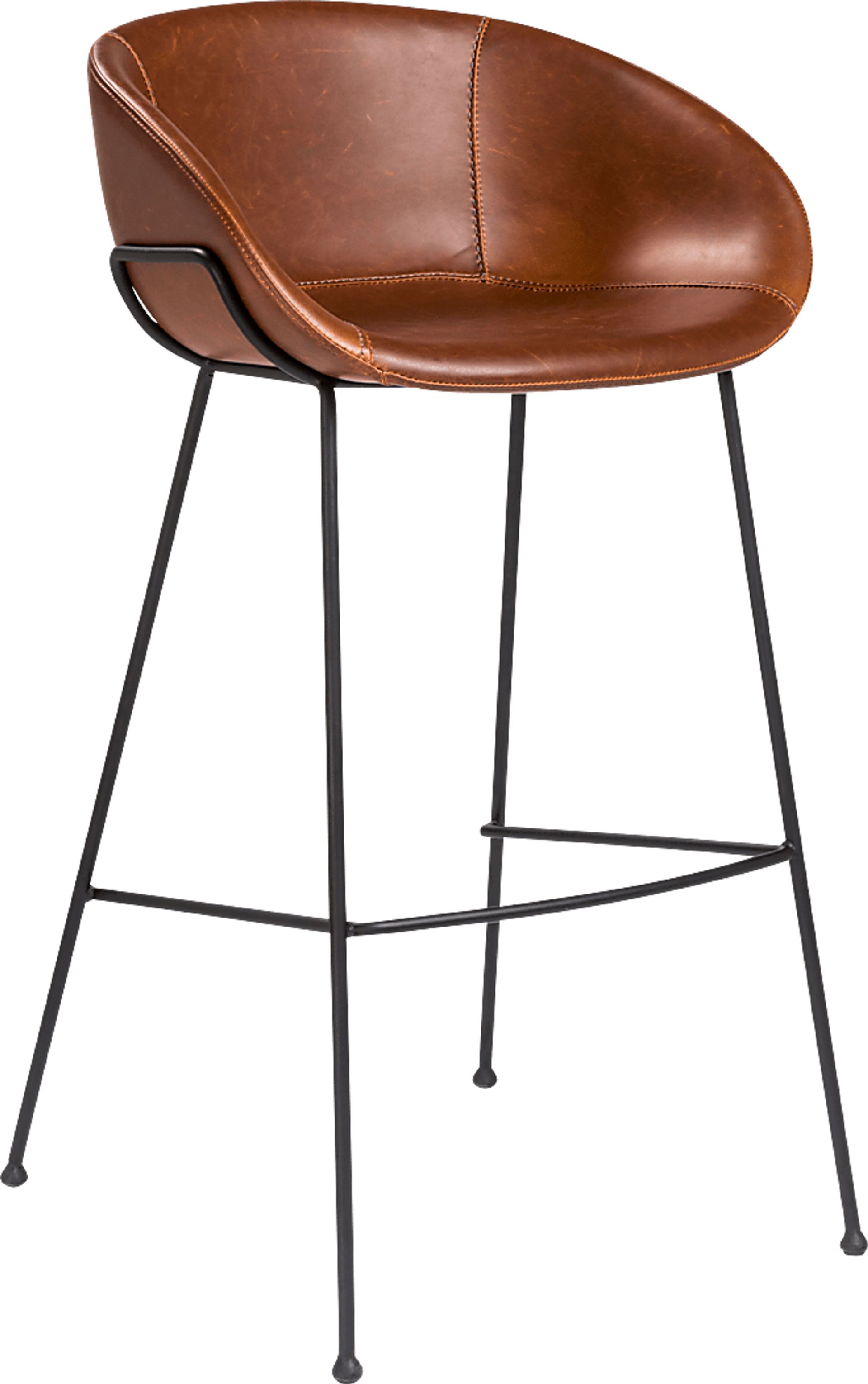 Choupique Dark Brown Barstool, Set of 2 - Image 4